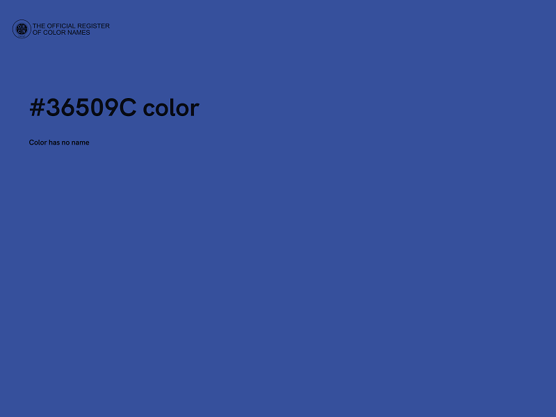 #36509C color image