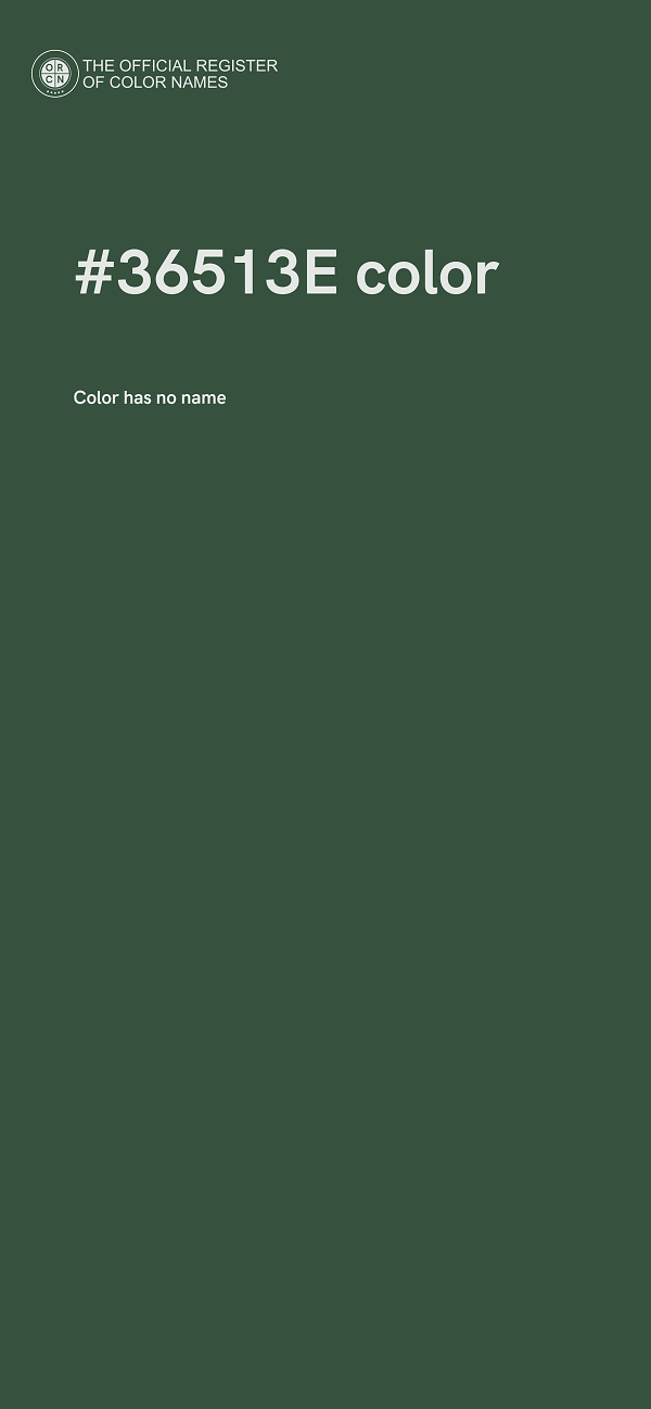 #36513E color image