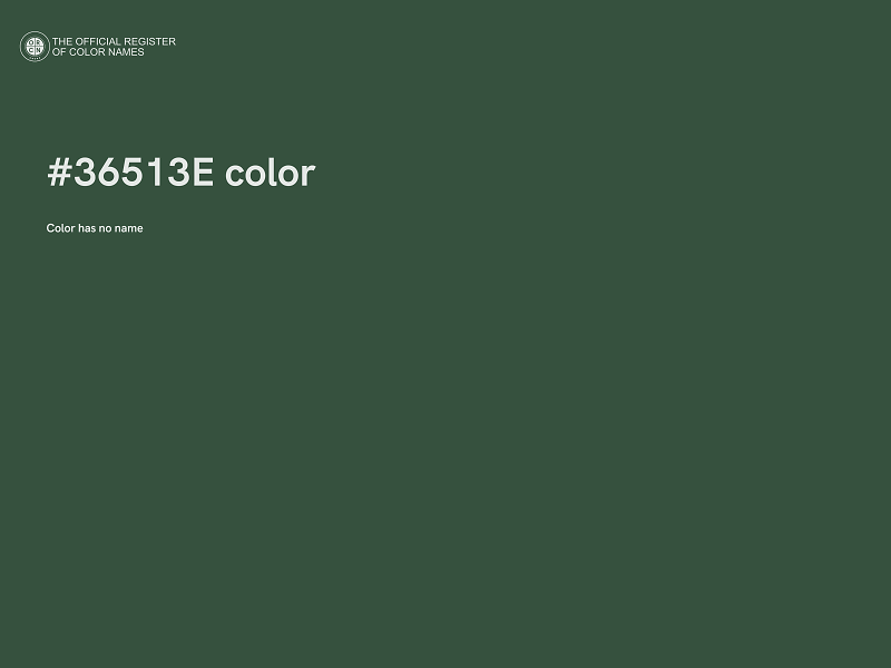 #36513E color image