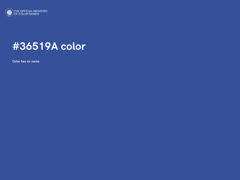 #36519A color image