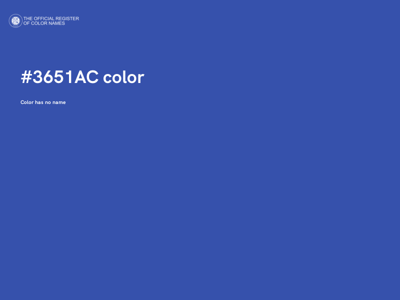 #3651AC color image