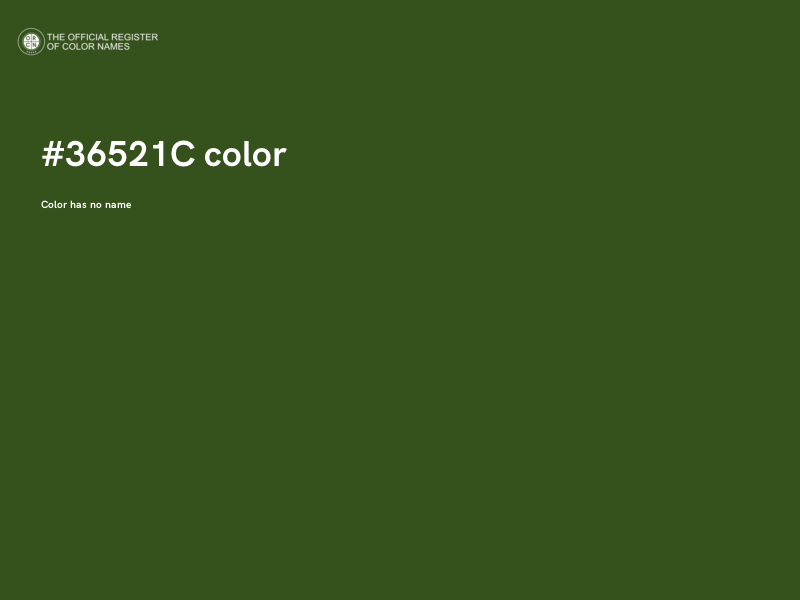 #36521C color image