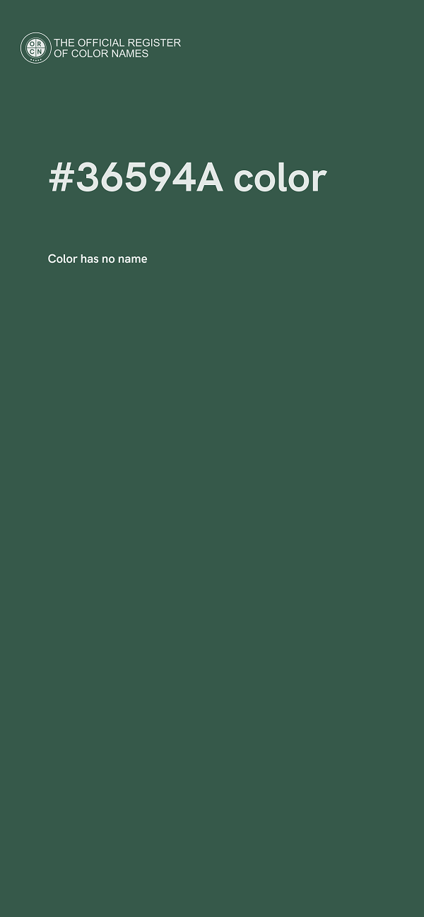 #36594A color image