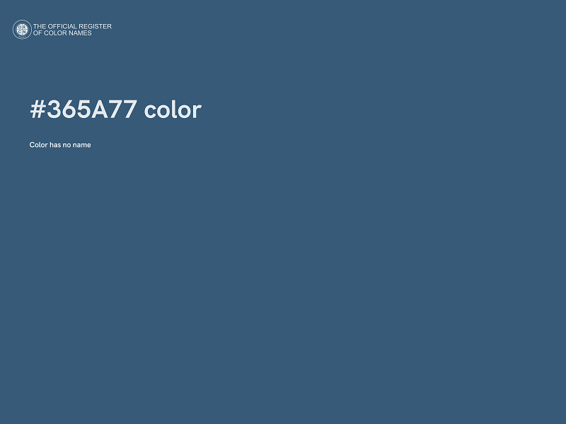 #365A77 color image