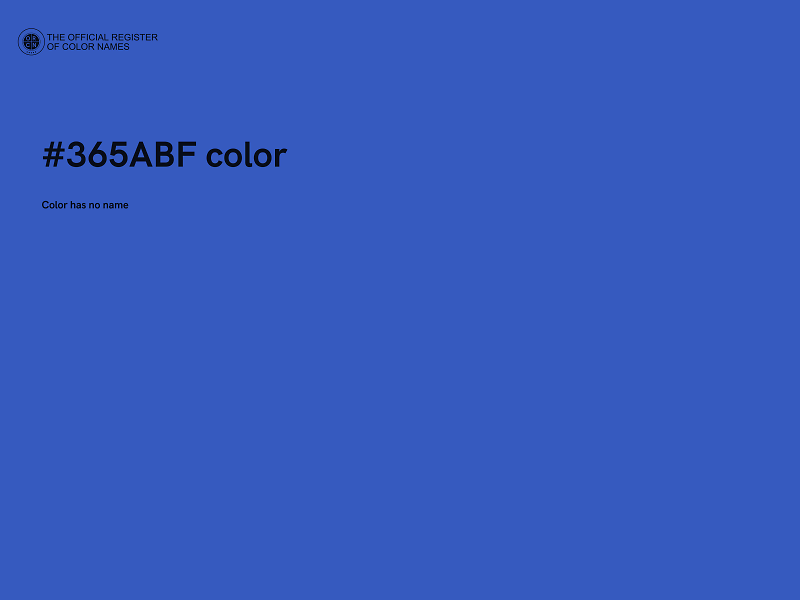 #365ABF color image