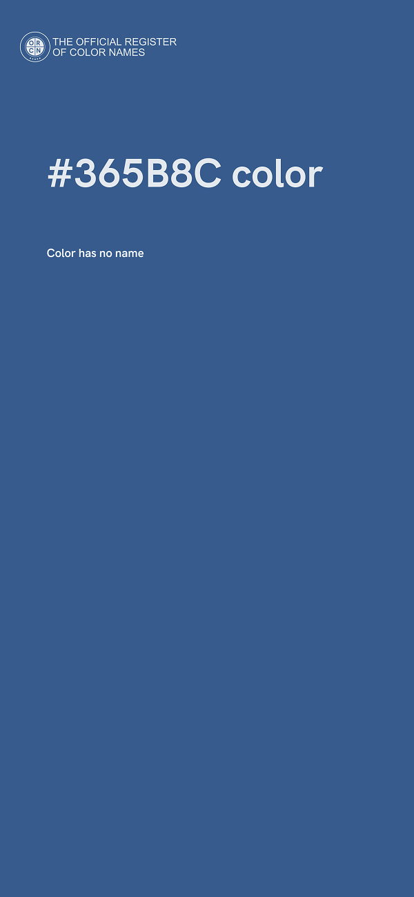#365B8C color image