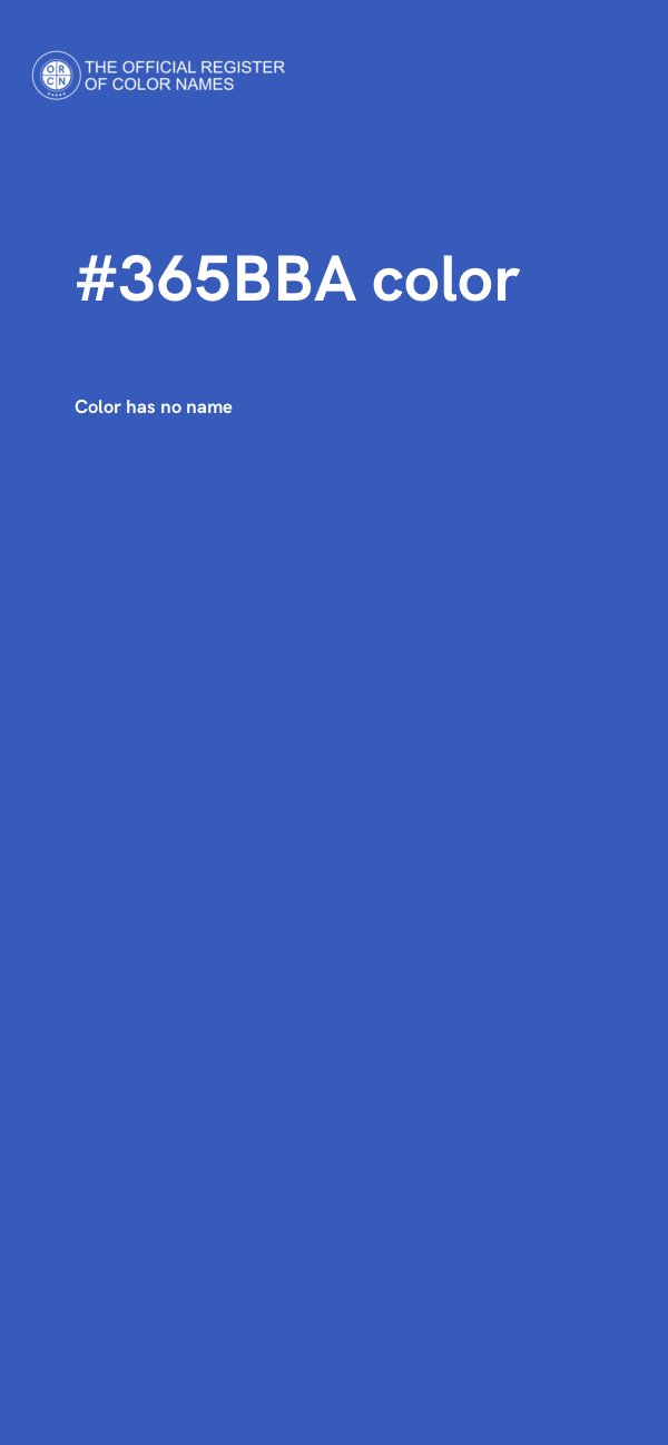 #365BBA color image