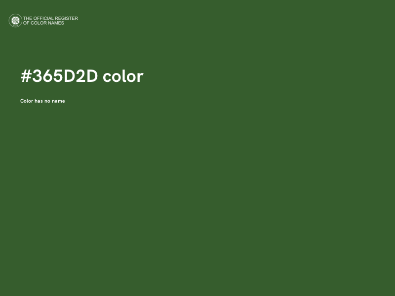 #365D2D color image