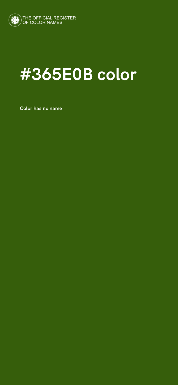 #365E0B color image