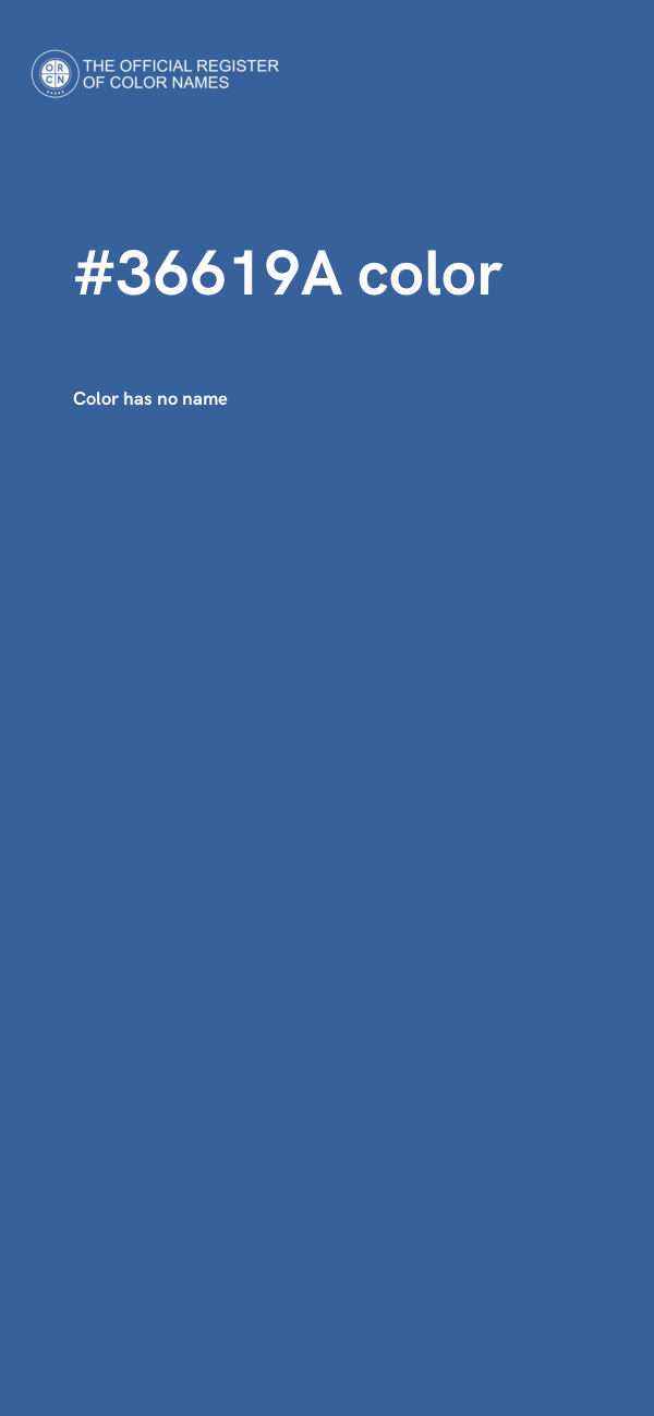#36619A color image