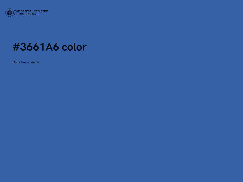 #3661A6 color image