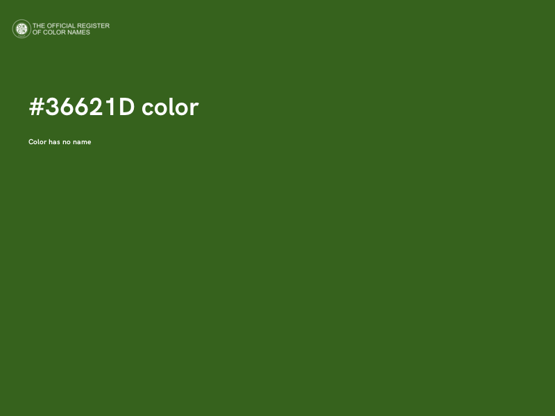 #36621D color image