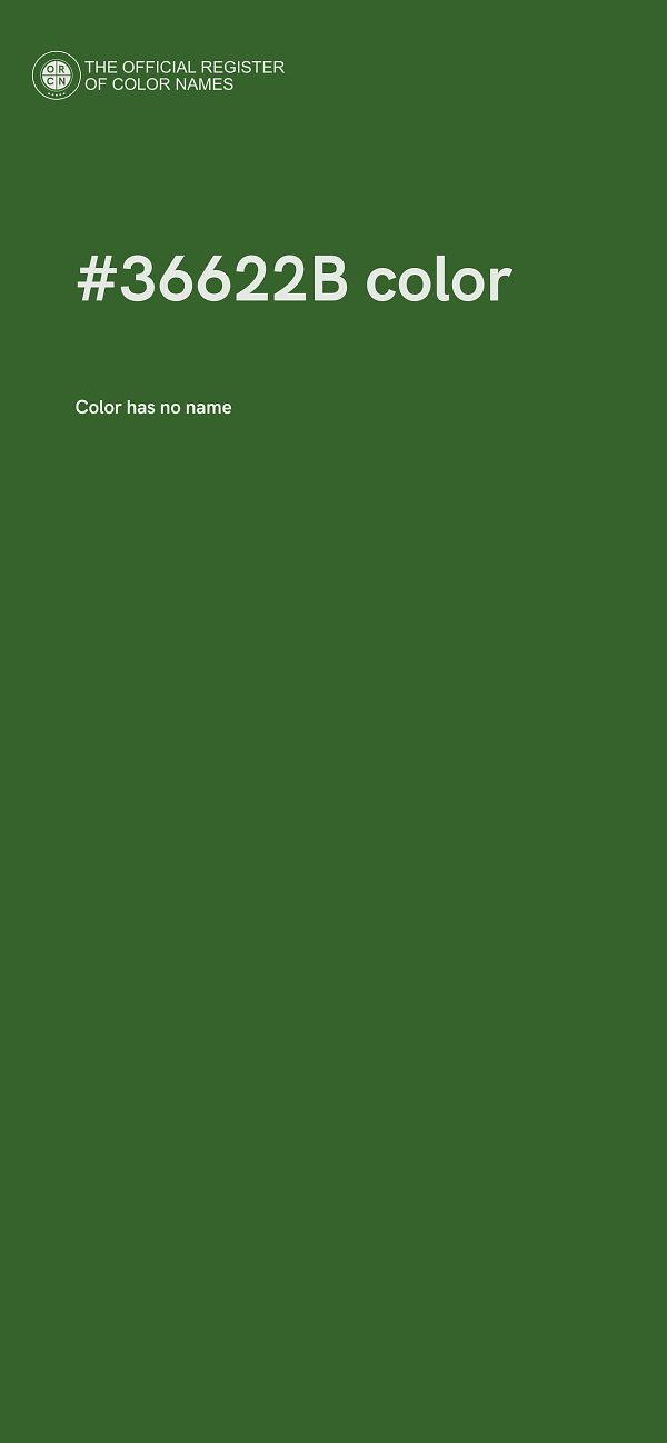 #36622B color image