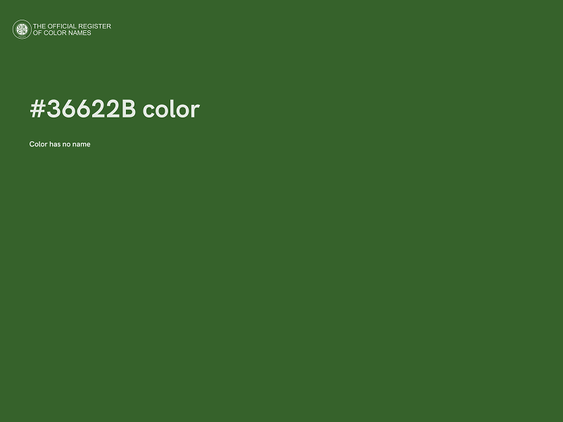 #36622B color image