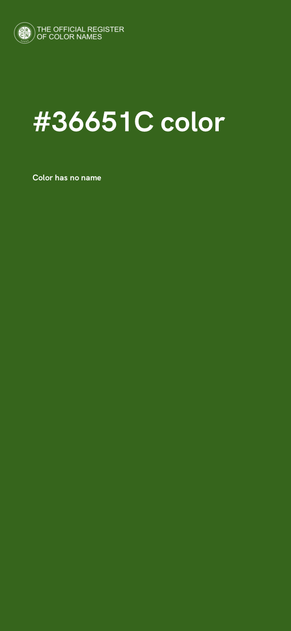 #36651C color image