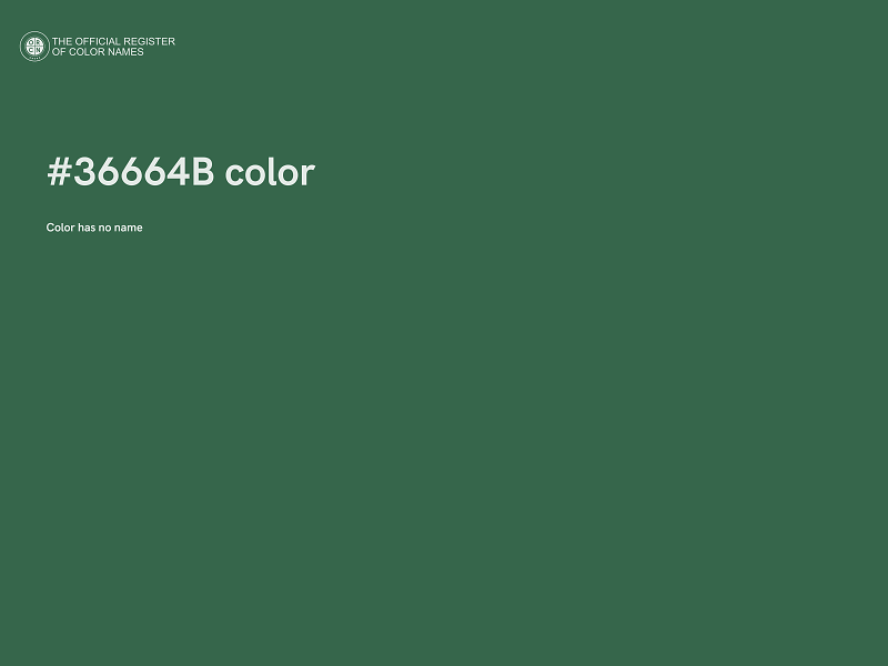#36664B color image