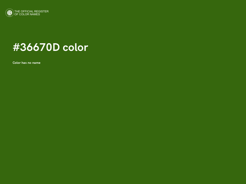 #36670D color image