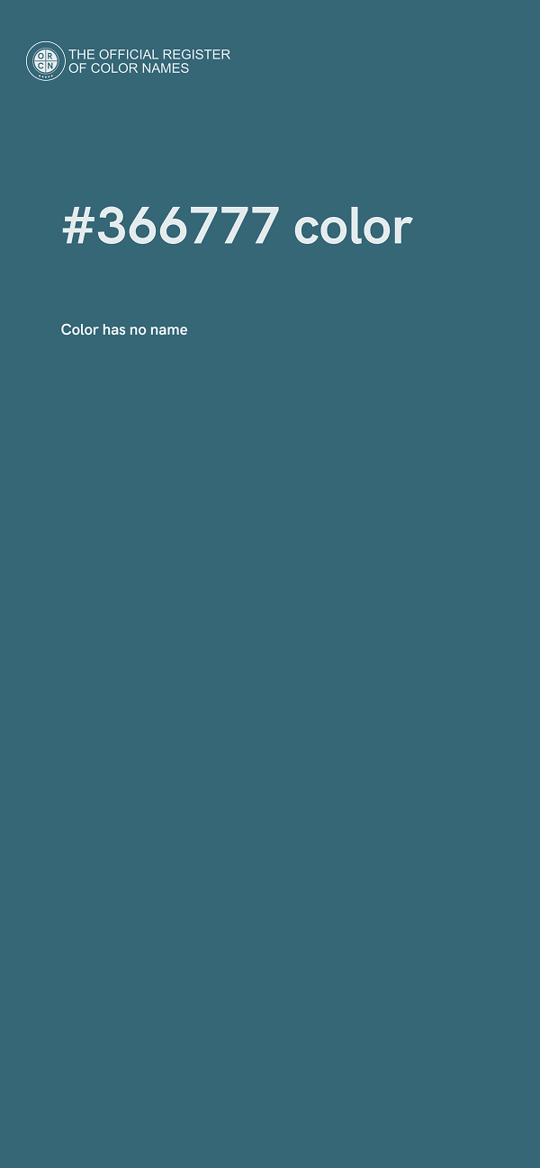 #366777 color image