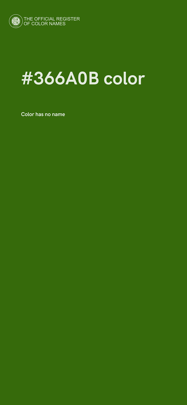 #366A0B color image