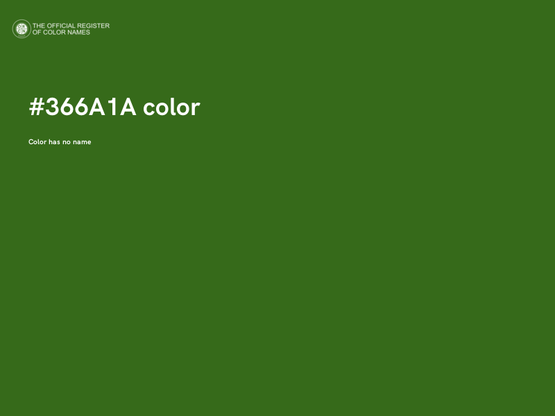 #366A1A color image