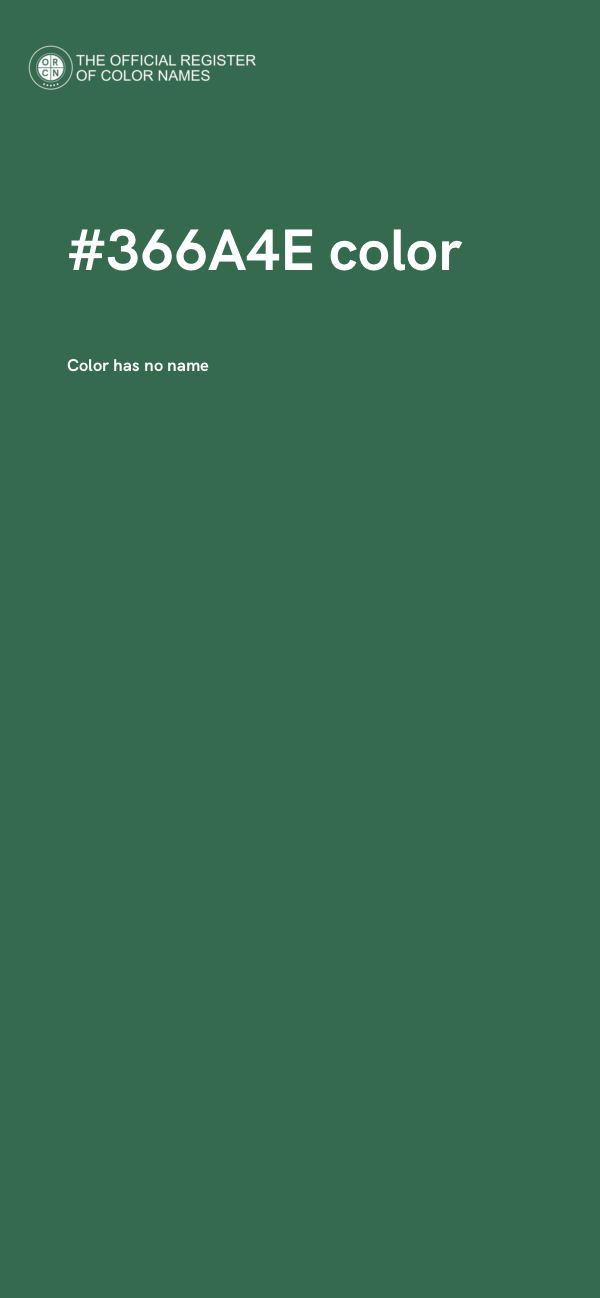 #366A4E color image