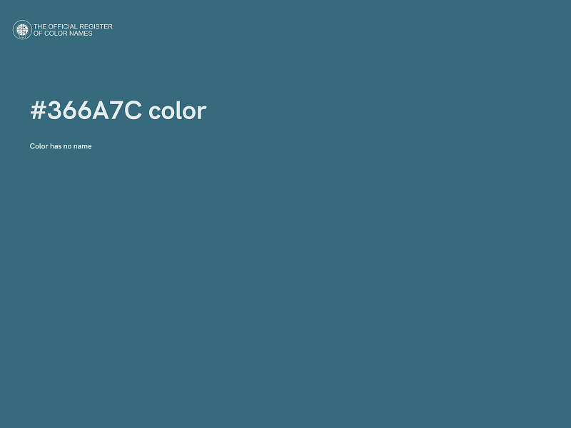 #366A7C color image