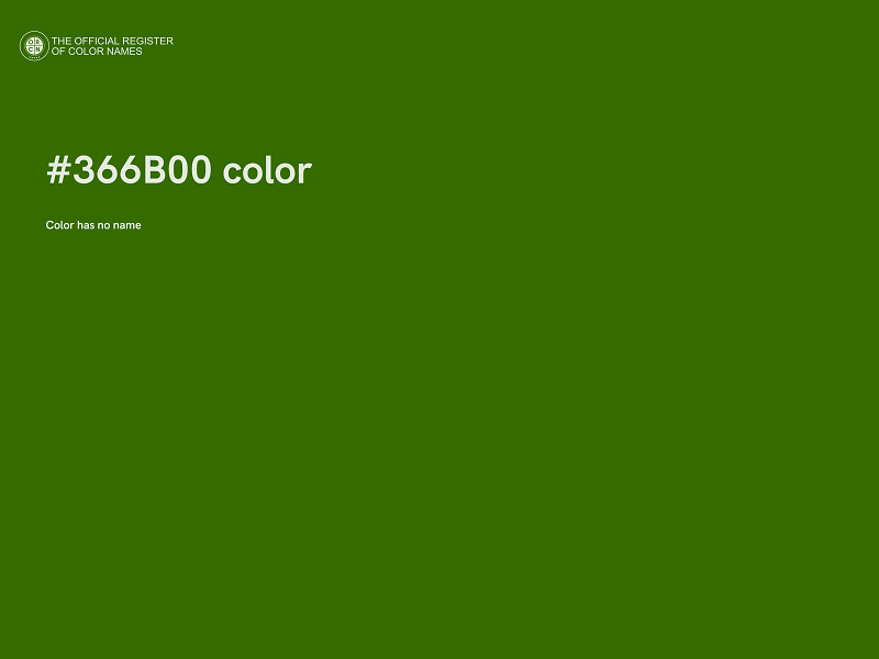 #366B00 color image