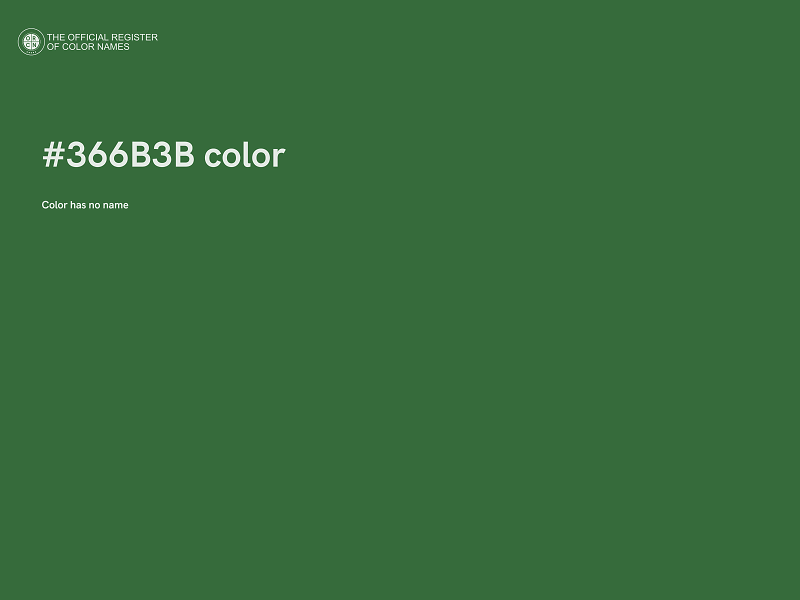 #366B3B color image