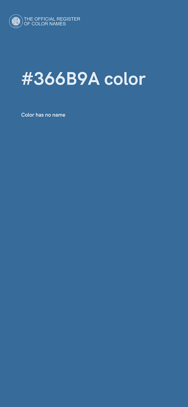 #366B9A color image