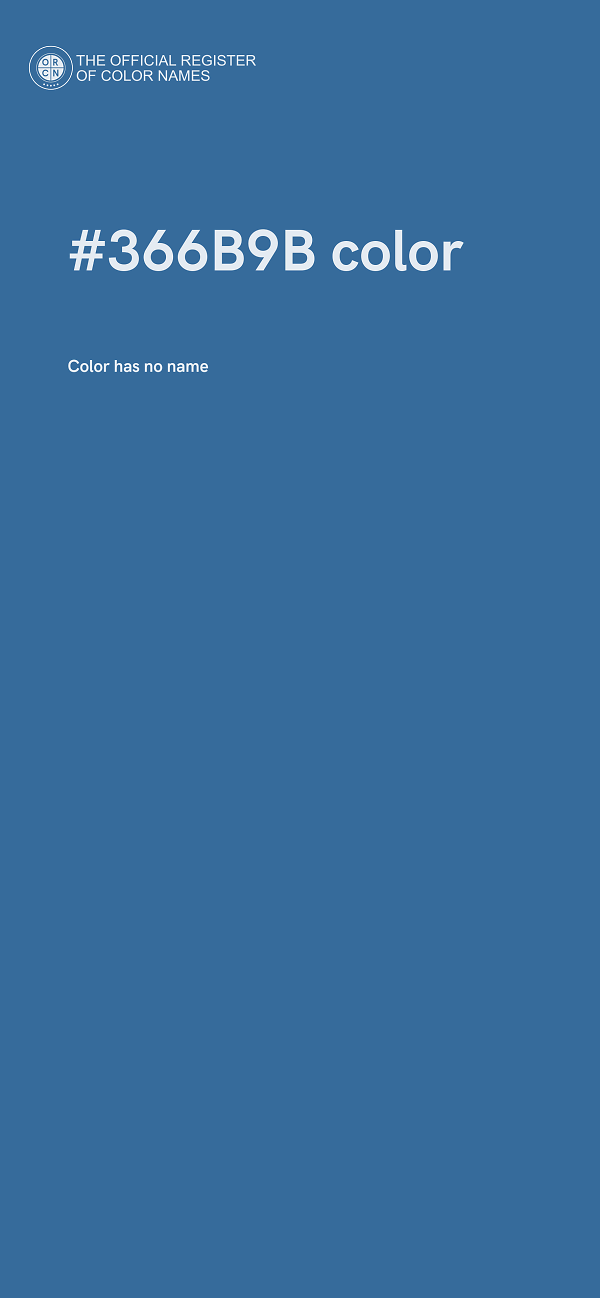 #366B9B color image