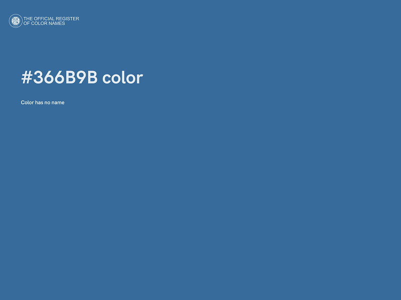 #366B9B color image