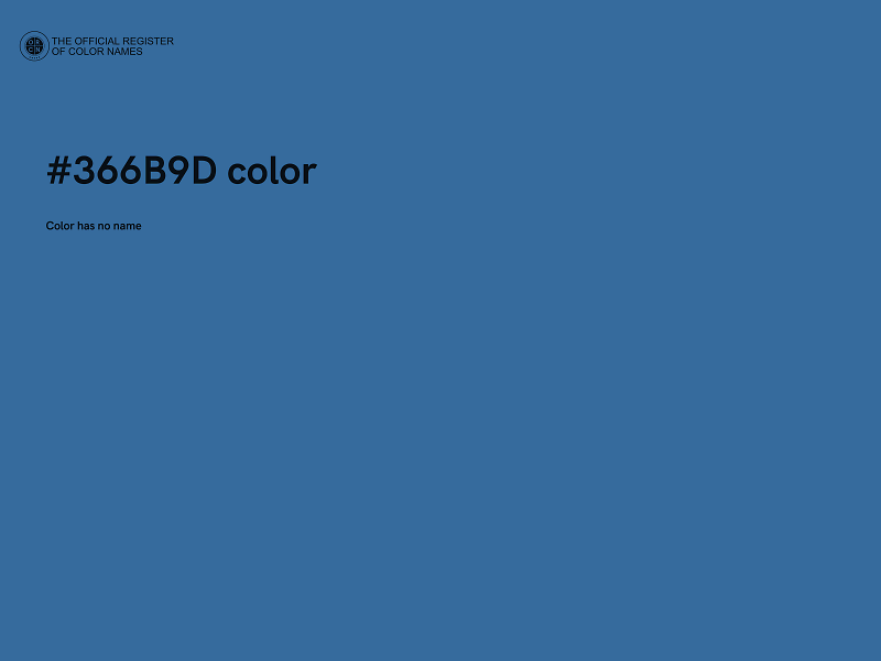 #366B9D color image