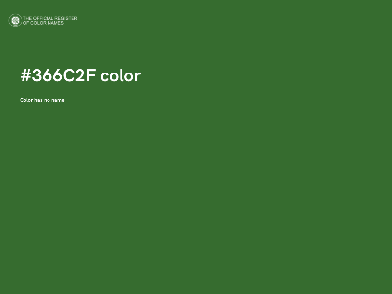 #366C2F color image