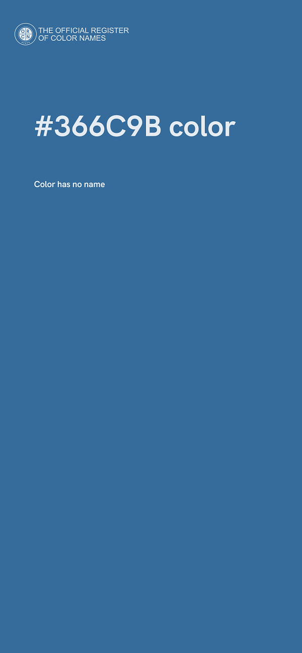#366C9B color image