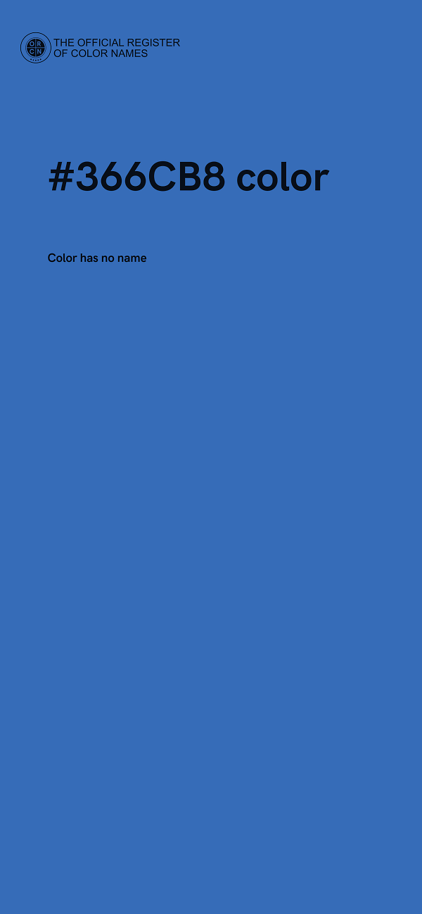 #366CB8 color image