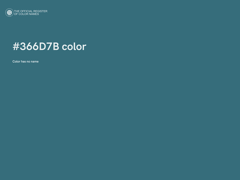 #366D7B color image