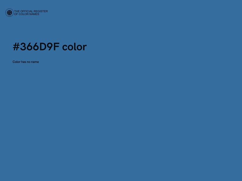 #366D9F color image