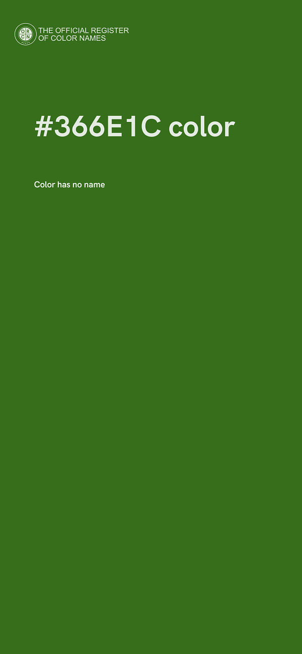 #366E1C color image