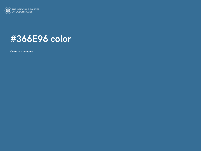 #366E96 color image