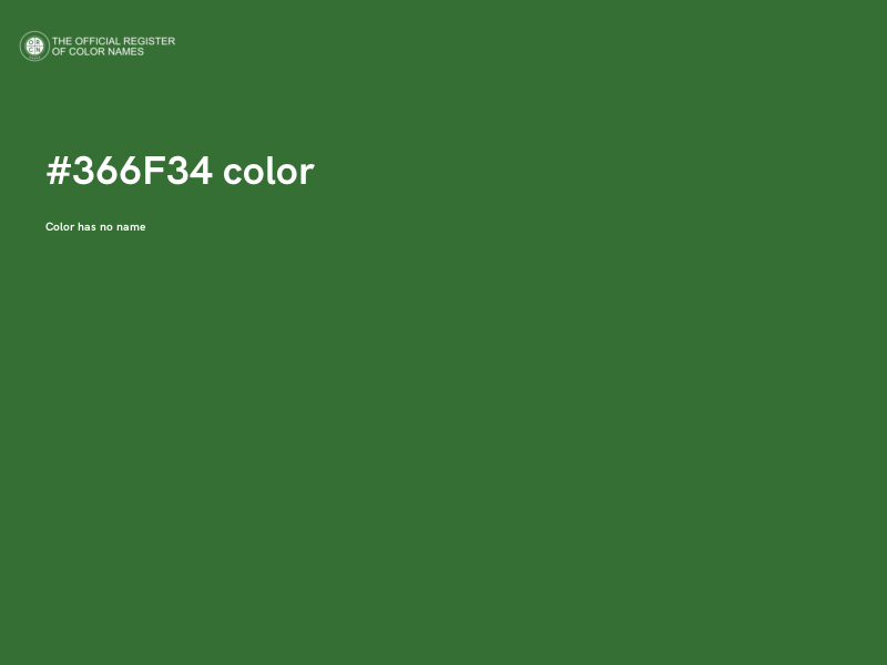 #366F34 color image