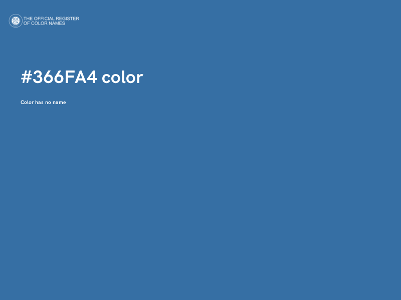 #366FA4 color image