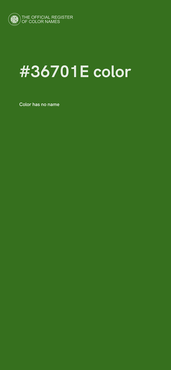 #36701E color image