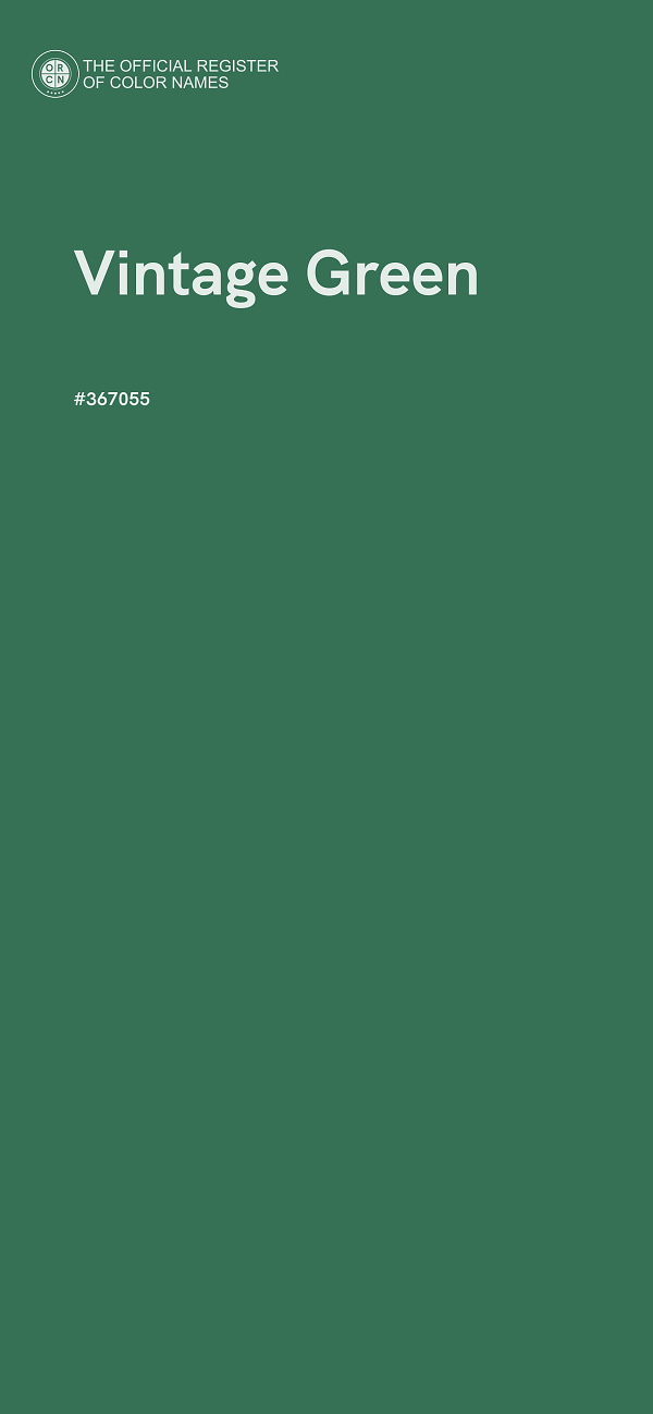 #367055 - Vintage Green color image