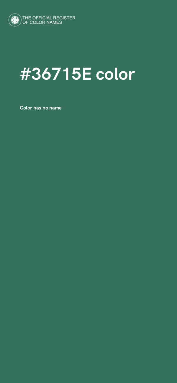 #36715E color image