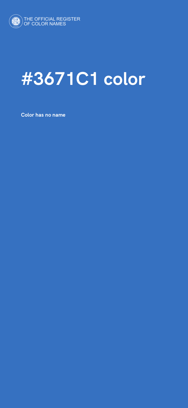 #3671C1 color image