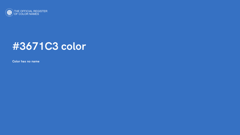 #3671C3 color image