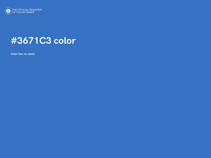 #3671C3 color image