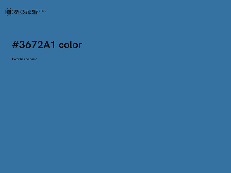 #3672A1 color image