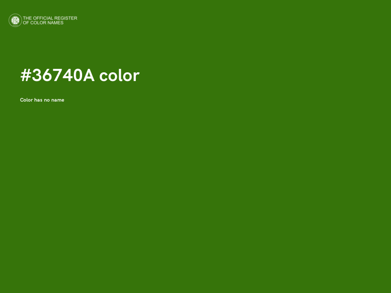 #36740A color image