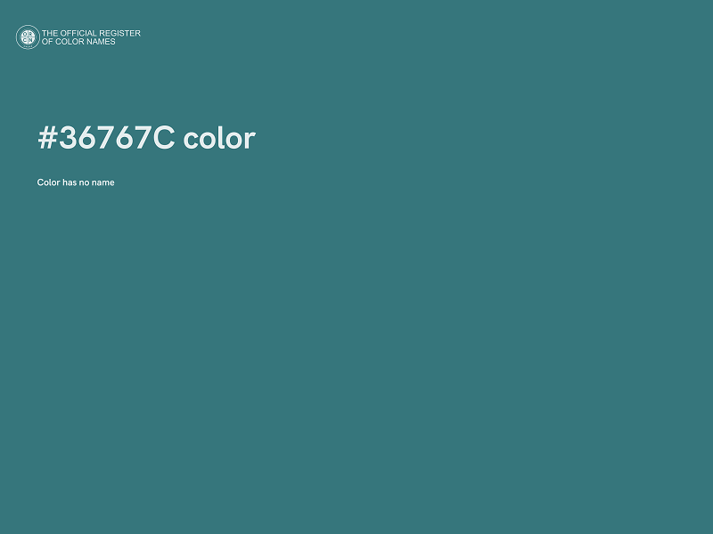 #36767C color image